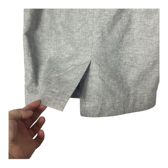 Ann Taylor Factory Gray Tie Belt Pencil Skirt Size 00P - Picture 4 of 5